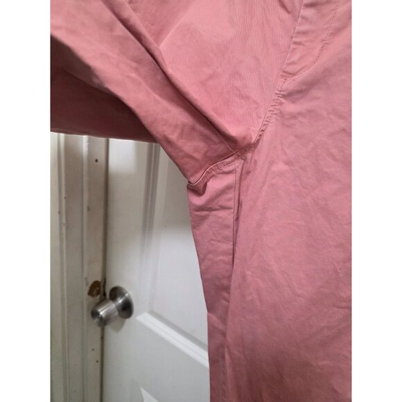 L.L. Bean Women's Pink Chino Pants Size 14 Relaxed Fit Cotton Blend - Picture 6 of 12
